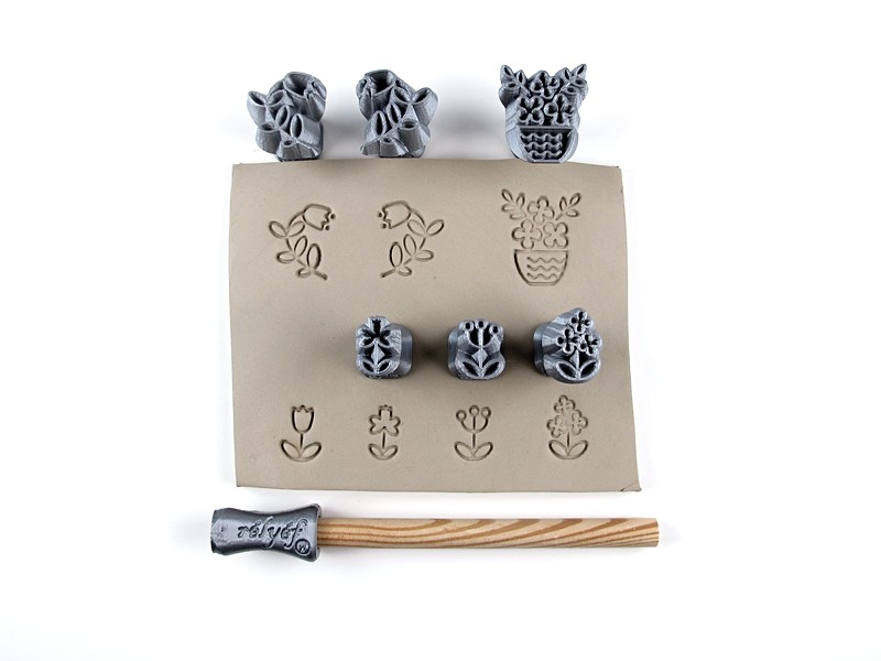 Žigovi set proljetnog cvijeća